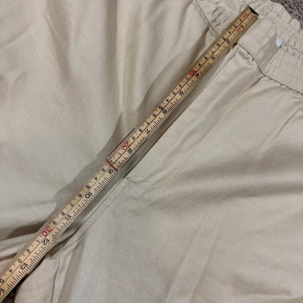 Goodfellow & Co Pull On Pants Mens XL Beige Good Elastic Waist Relaxed Twill